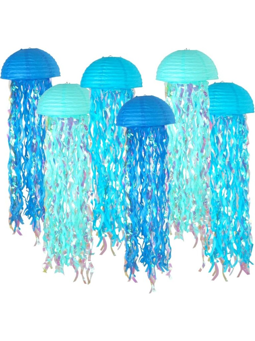 6-Pack Under the Sea Jellyfish Lanterns | Fun Party Decorations for Kids